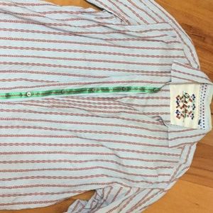 Robert Graham large striped shirt